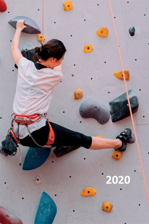 2020: Indoor climbing holds Useful Planner Calendar Organizer Daily Weekly Monthly Student for Belaying Gear Experts (Paperback)