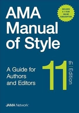AMA Manual of Style: A Guide for Authors and Editors - Hardcover/Online Bundle Package (Hardcover, 11)
