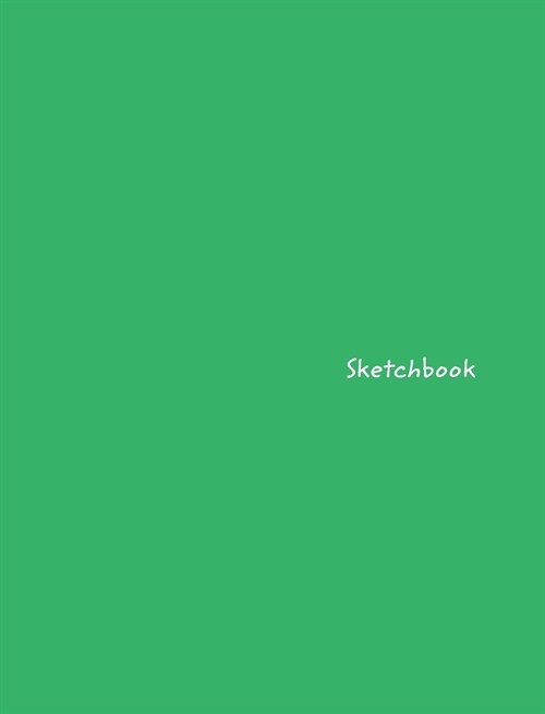 Sketchbook: Large Mint Green Design Drawing Book (Hardcover)