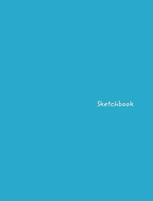 Sketchbook: Large Blue Design Drawing Book (Hardcover)