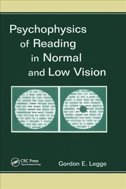 Psychophysics of Reading in Normal and Low Vision (Paperback, 1)