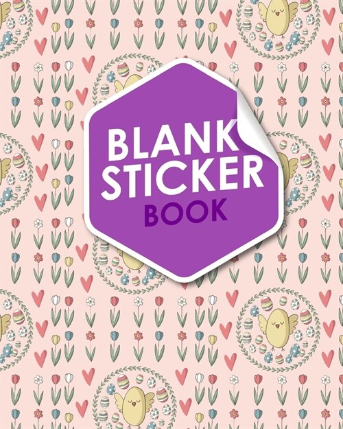 Blank Sticker Book: Blank Sticker Book For Boys, Sticker Collecting Album, Sticker Album For Collecting Stickers, Sticker Organizer Book, (Paperback)