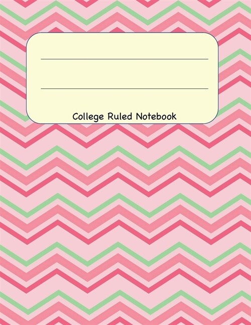 College Ruled Notebook: 8.5 x 11 Journal 100 Pages (Paperback)