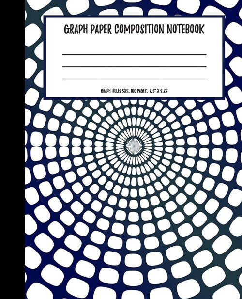 Graph Paper Composition Book: Notebook for Math Science Class for Students Quad Ruled 5 Squares Per Inch (Paperback)