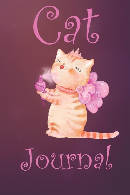 Cat Journal: Cat journal notebook - 111 cream pages - 6 x 9 (Paperback)