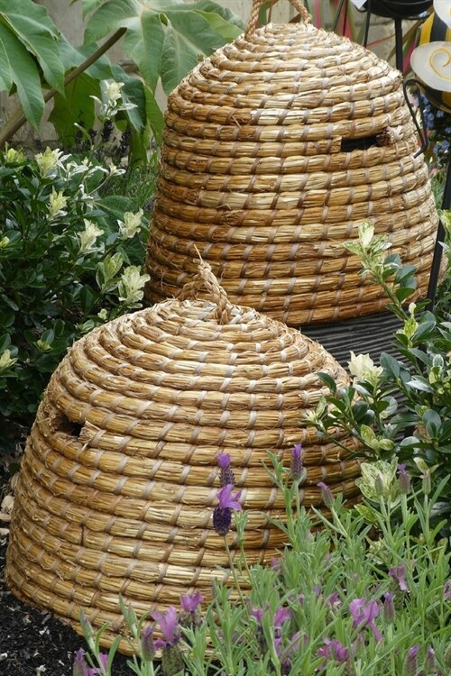 Beehive Baskets in the Garden Journal: 150 Page Lined Notebook/Diary (Paperback)