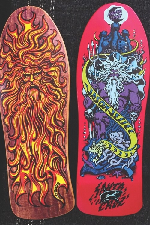 Jason Jesse Sun God & Neptune Skateboard decks: Daily Diary / journal / notebook to write in and record your thoughts. (Paperback)