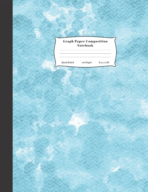 Graph Paper Composition Notebook: Squared Graphing Paper - Blank Quad Ruled 5 squares per Inch - 9.25 x 7.5)- Science and Math 01 - 100 Sheets - Kid (Paperback)