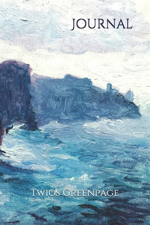 Journal: Impressionist Painting Journal -200 Lined Pages - Cliffs of Moher in Ireland (Paperback)