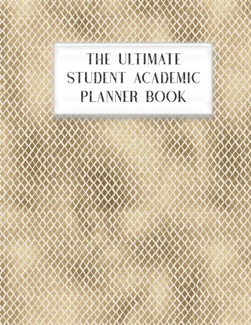 The Ultimate Student Academic Planner Book: Faux Linen African Safari Animal Print Black Girl Magic - Homework Assignment - Calendar - Organizer - Pro (Paperback)