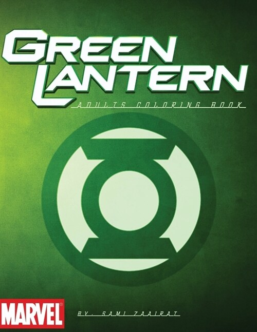 Green Lantern: Adults coloring book (Paperback)