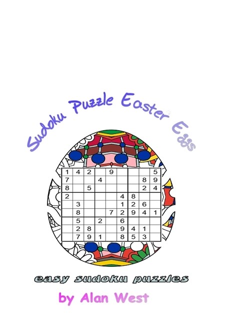 Puzzle Easter Eggs: Coloring For Relax and Experienced Solver (Paperback)