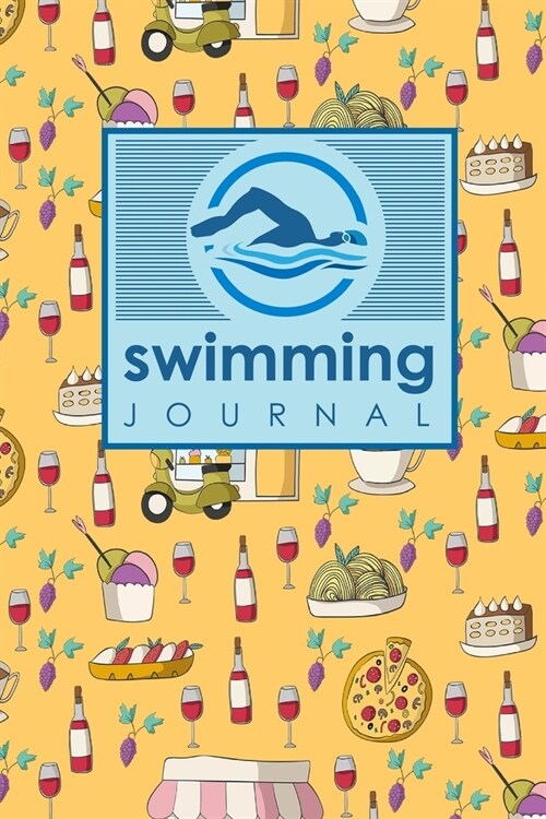 Swimming Journal: Swim Log Book, Swimming Pool Log, Swimming Diary, Swim Log, Cute Rome Cover (Paperback)