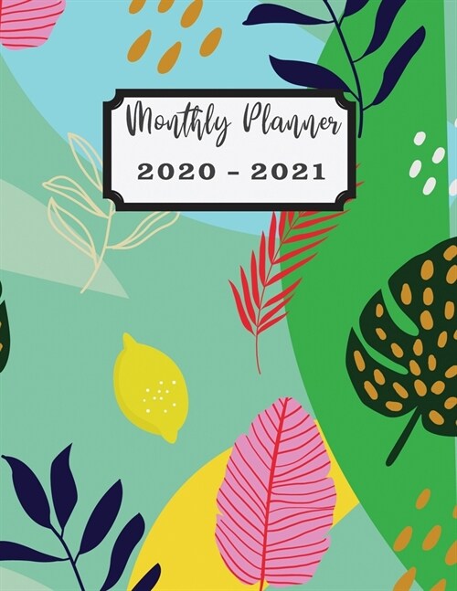 2020-2021 Planner: 2 Years Planner Calendar Personalized January 2020 up to December 2021 Contains extra lined pages to record notes Desi (Paperback)