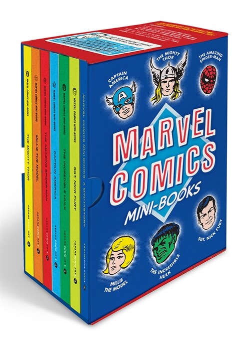 Marvel Comics Mini-Books Collectible Boxed Set: A History and Facsimiles of Marvels Smallest Comic Books (Hardcover)