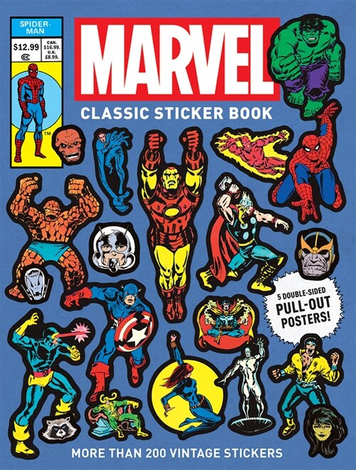 Marvel Classic Sticker Book (Paperback)