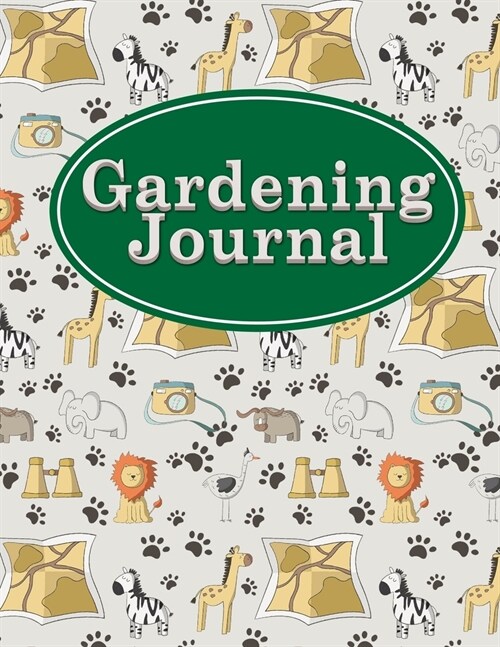 Gardening Journal: Botanical Gardens Planner, Gardening Log, Garden Planner Chart, Plant Diary Template, Monthly Planning Checklist, Shop (Paperback)