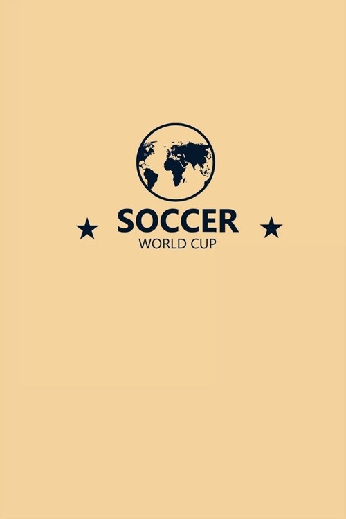 Soccer World Cup: Dot Grid Notebook, 108 pages dot grid bullet journal notebook, 6x9 inch (Paperback)