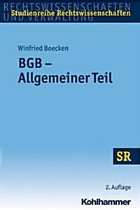 Bgb - Allgemeiner Teil (Paperback)