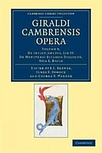 Giraldi Cambrensis opera (Paperback)