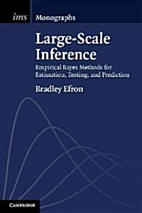 Large-Scale Inference : Empirical Bayes Methods for Estimation, Testing, and Prediction (Paperback)