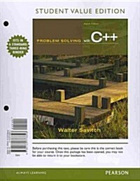 Student Value Edition for Problem Solving with C++ Plus Myprogramminglab with Pearson Etext -- Access Card Package (Hardcover, 8)