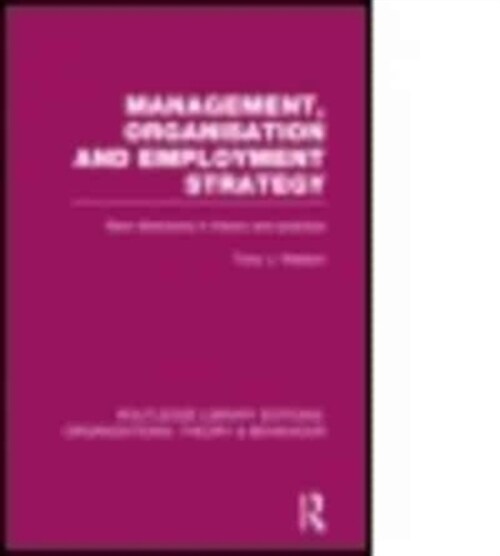 Routledge Library Editions: Organizations (31 vols) : Theory and Behaviour (Multiple-component retail product)