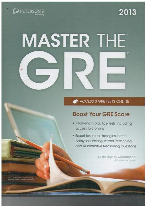 [중고] Peterson‘s Master the GRE 2013 (Paperback)