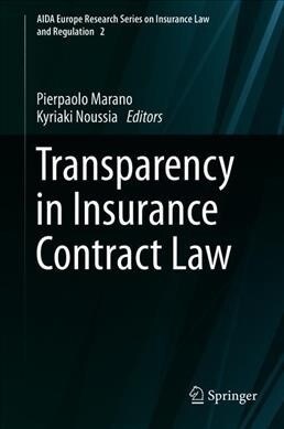 Transparency in Insurance Contract Law (Hardcover)