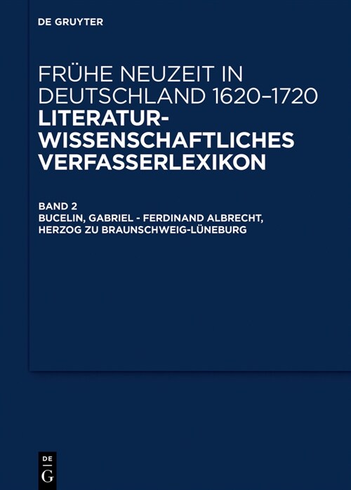 Bucelin, Gabriel - Ferdinand Albrecht, Herzog Zu Braunschweig-l?eburg (Hardcover)