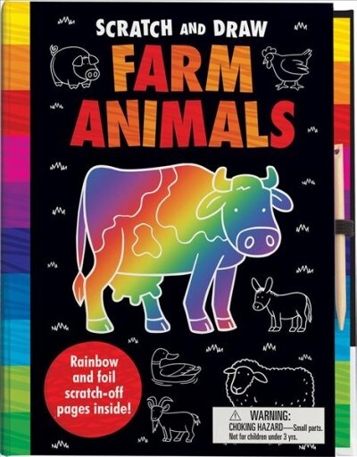 Scratch and Draw Farm Animals (Hardcover)
