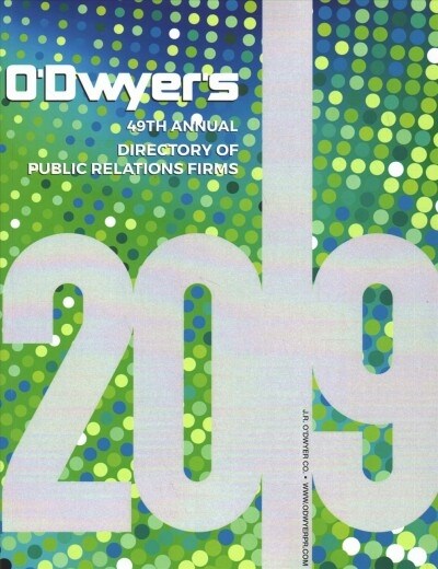 ODwyers Directory of Public Relations Firms 2019 (Paperback)