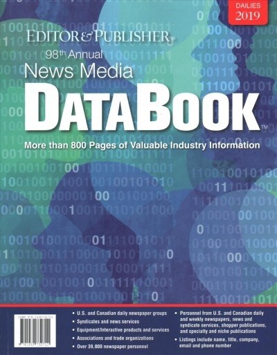 Editor & Publisher Newspaper DataBook 2019 Book 1: Dailies (Paperback)