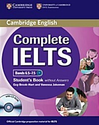 Complete IELTS Bands 6.5-7.5 Students Book without Answers with CD-ROM (Multiple-component retail product, part(s) enclose)