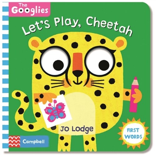 Lets Play, Cheetah : First Playtime Words (Board Book)