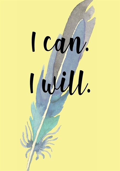 I Can I Will: Sermon Journal - Notebook - Planner - Diary - A Must For Every Church Goer - 7x10 - 100 Pages - Beautiful Cover With  (Paperback)