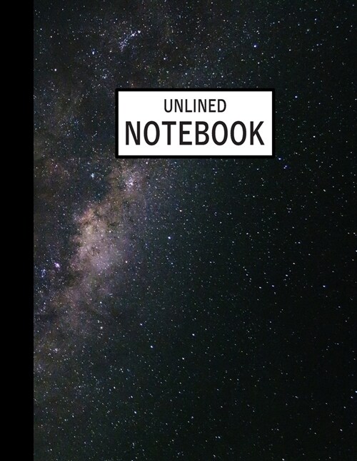 Unlined Notebook: Standard Size 8.5 x 11 Inches (Paperback)