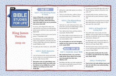 Bible Studies for Life: Kids Verse Cards for 2019-20 KJV (Pkg. 10) (Other)