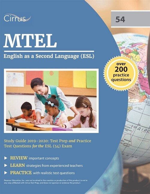 MTEL English as a Second Language (ESL) Study Guide 2019-2020: Test Prep and Practice Test Questions for the ESL (54) Exam (Paperback)