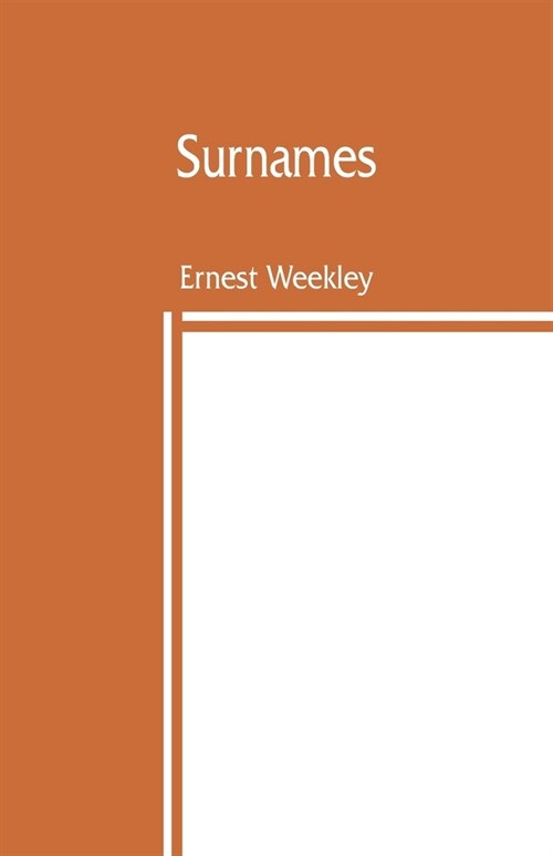 Surnames (Paperback)