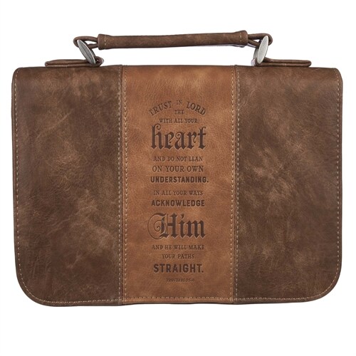 Classic Bible Cover Medium Luxleather Trust in the Lord - Prov 3:5-6 (Other)