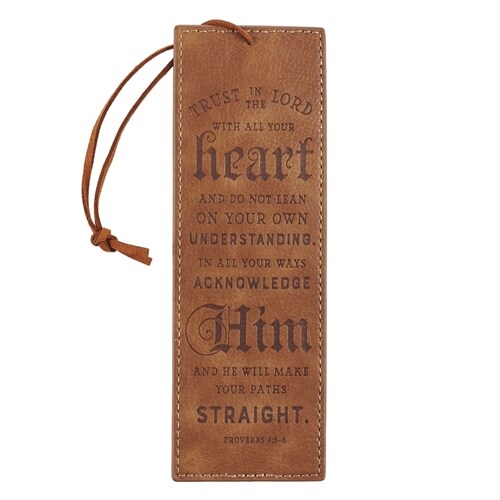 Pagemarker Luxleather Trust in the Lord - Prov 3:5-6 (Other)