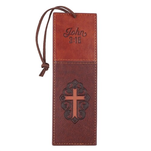 Pagemarker Luxleather Cross - John 3:16 (Other)