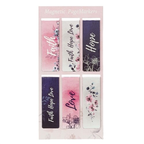 Magnetic Bookmarks Faith Hope Love (Other)