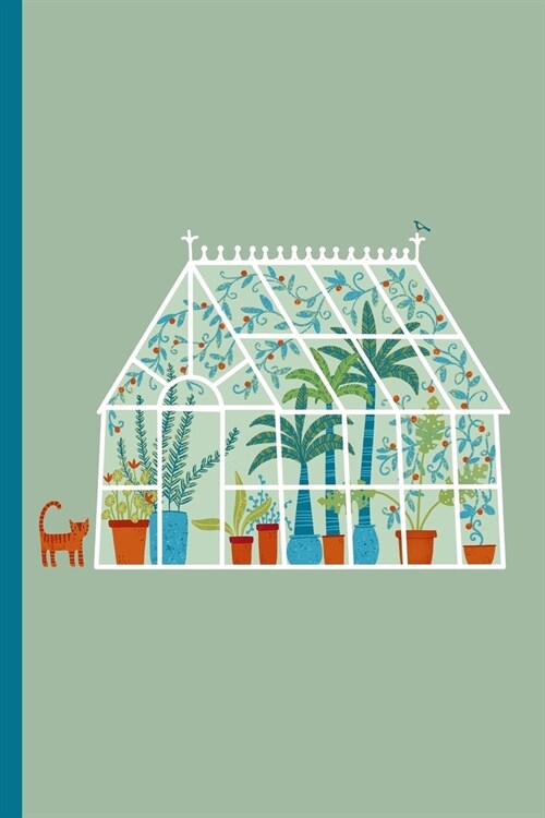 Notes: A Blank Sketchbook with Greenhouse Gardening Cover Art (Paperback)