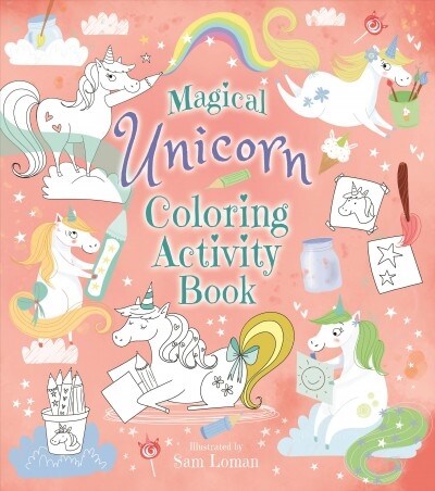 Magical Unicorn Coloring Activity Book (Paperback)