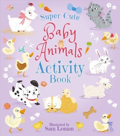 Super-Cute Baby Animals Activity Book (Paperback)