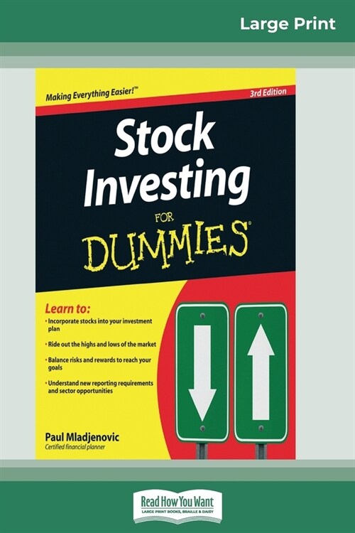 Stock Investing for Dummies(R) (16pt Large Print Edition) (Paperback)