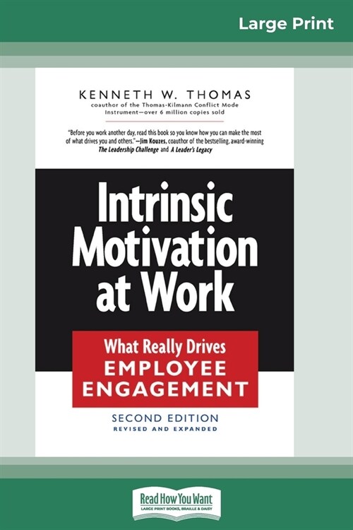 Intrinsic Motivation at Work (16pt Large Print Edition) (Paperback)