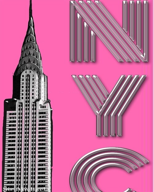Hot Pink New York City Chrysler Building creative drawing journal: Hot Pink New York City Chrysler Building creative drawing journal (Paperback)